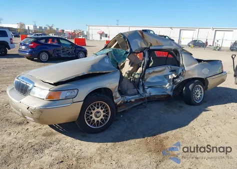 2000 Mercury Grand Marquis Gs из США, поврежденный, VIN 2MEFM74W5YX657264